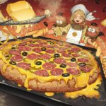 Posuka Demizu Instagram – After all, pizza is the best‼️✨
———
Hello everybody! Today is my birthday.✨Can you celebrate my birthday with pizza?🎉🍕