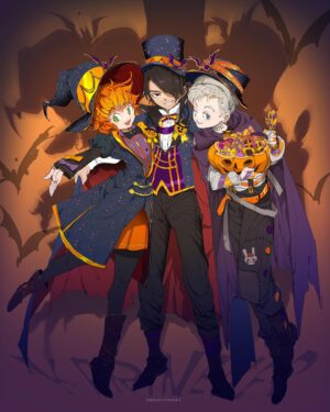 Posuka Demizu Instagram - Halloween!  I posted this on Twitter!😄A little late Happy halloween!!