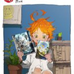 Posuka Demizu Instagram – KAZÉ France( Publisher of The Promised Neverland in France🇫🇷)gave me a special gift! (⸝⸝⸝ᵒ̴̶̷ ⌑ ᵒ̴̶̷⸝⸝⸝)✨Merci! Look at the second picture! this French book is super cool!! I love this one🦈XD  The third picture, In France, my art book[PONE] will be released soon!!👉Check @kazefrance