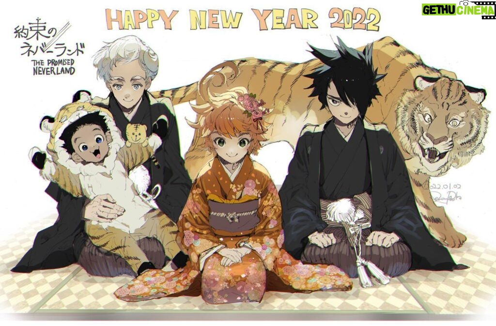 Posuka Demizu Instagram - Happy new year 2022!🎍 ----- I will draw pictures this year as well☺️