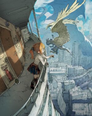 Posuka Demizu Instagram - “Hey, why don't you defeat that big guy?”