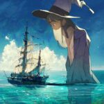 Posuka Demizu Instagram – she’s just watching ⛴

The ship drawn by AI is so beautiful, she just looks at the world like Gulliver.😳
ーーー
#digitalart