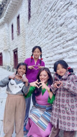 Prakriti Shrestha Instagram - One of the best moments in Marpha 💕💕💕