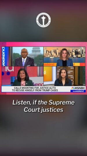 Pramila Jayapal Instagram - If SCOTUS justices want to control women’s bodies across the country, they should be able to control what flag is flown outside their house.

This latest incident with Justice Alito is just more evidence that we need serious ethics reform to restore trust in the Supreme Court.