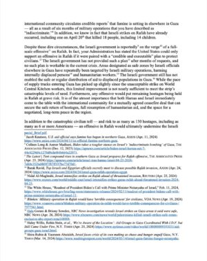 Pramila Jayapal Instagram - I and @repmadeleinedean led 55 other members, in calling on the Biden administration to enforce U.S. law and withhold offensive aid to Israel that can be used for a Rafah assault.

We all must keep working to achieve a lasting ceasefire to save lives, return hostages, and build a path toward security for all.