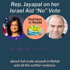 Pramila Jayapal Instagram - This was the first time Congress could weigh in on the direction of the war in Gaza & was an important moment to showcase the necessity of a policy shift to stop the killing of innocent civilians. We should not be supplying Netanyahu with military aid to further this destruction.