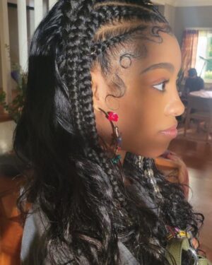 Precious Way Instagram - baby hairs .
