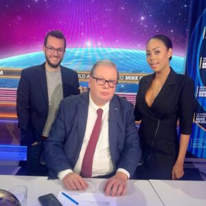 Precious Muir Instagram - Great to be apart of the discussion along with Dave Chawner on ‘The World According To @mike_graham25_’ Show on @talktv 

The segment was if I was ‘Prime Minister For A Week‘ and we had a lot of fun talking about the important issues we would like to change. Also introducing additional things; we think could help society. 

Click the link via my Twitter X to view the episode. 
__________________________________________
#TalkTV #tv #news #hottopic #broadcaster #tvpresenter #tvshow #london #television #hottopics #televisionshow #primeminister #broadcasting #newschannel #onscreen #filmcamera #tvpersonality #tvchannel