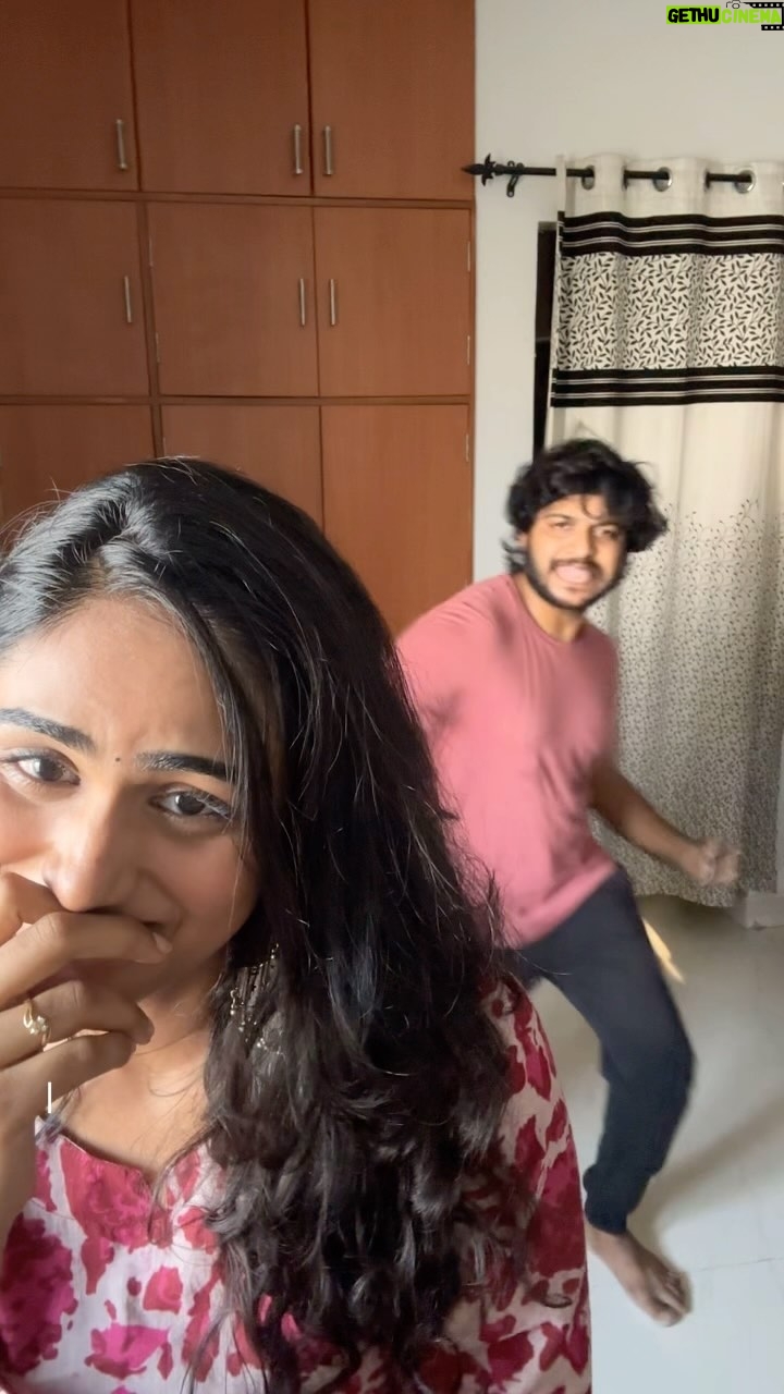 Preetha Instagram - All these are very common if you have an elder Korangu brother 🤣😂♥️ You all exactly know whom to tag here😝😝 @niithin_teaser 😘 the pro max dancer🤣🤣