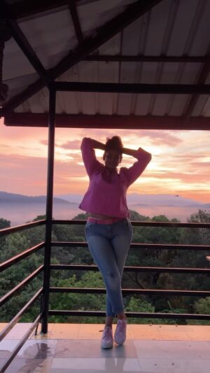 Preethi Kitchappan Instagram - Kaatumalli❤️ #nofilter #mood #sunset 

Such a mesmerising view…but I don’t even remember admiring this scenic moment… I was only watching the boys play volley below me…😉😉😉

#coorg #coorgdiaries #instagram #instareels #instaviral #trendingreels #illayaraja #tamilmusic #reelitfeelit #reelsinstagram #reelkarofeelkaro #reel #instafashion #instamood #instalove #instatravel #travelreels #traveldiaries #coorgtourism #reeloftheday #illayarajamusic #melody #insta #explorepage✨