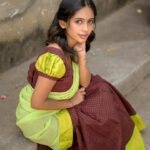 Preethiga Instagram - Things will flow accordingly, just wait ✨ . Photography: @sathyaphotography3 ❤️ Costume: @chettinad_sarees . #trending #preethiga