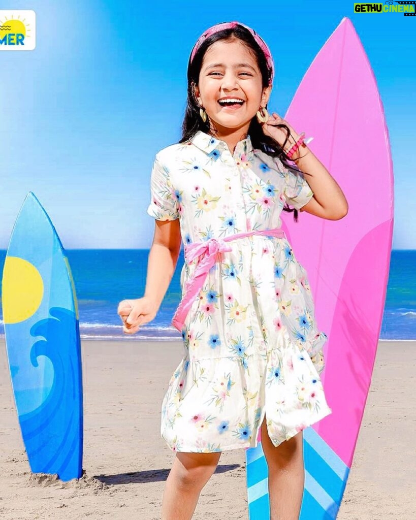 Princy Prajapati Instagram - Hello Summer 🌻….. Smile Everyday 🌞 #anupamaa #pari #princyprajapati #photoshoot #childartist