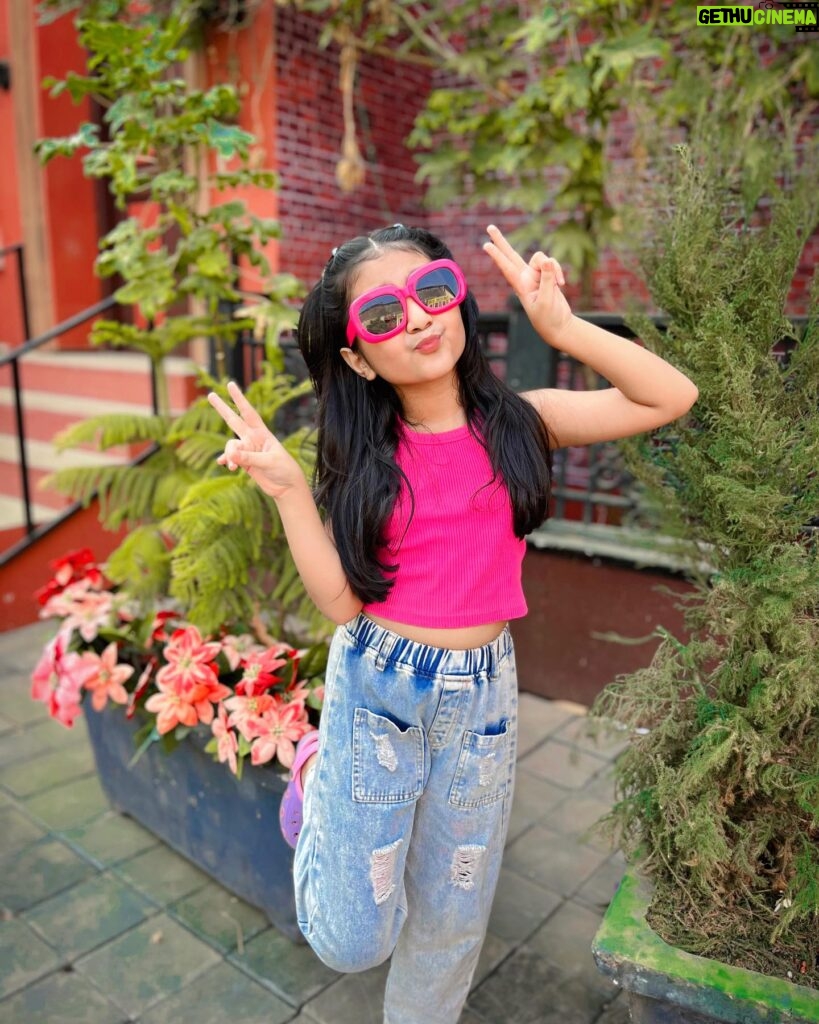 Princy Prajapati Instagram - Pink Baby🌸…… #anupamaa #princyprajapati #mumbai #photoshoot #childartist #pari