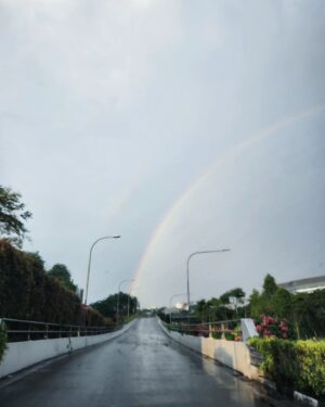 Priscelia Chan Instagram - All will be well 🌈🌈💛🌻