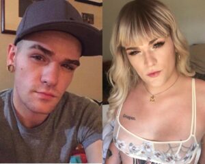 Priscilla Chambers Instagram - TRANSformationtuesday haha ha...ha 😅 

15 months on hormones! And I cant stop eating ;) How’s everyone holding up? I will be posting quite a few things for sale here soon so I can cover the cost of moving. Be on the look out! 

I’ve been documenting my transition on @meankatejoh if you wanna follow 
💙💖🤍