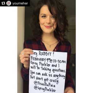 Priscilla Faia Instagram - Join us today!! #Repost @youmeher with @repostapp
・・・
Want to ask @gpoles22 and @priscillafaia anything?? 😬💑 Head over to their Reddit AMA tomorrow at 10:30AM PT!