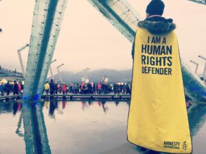 Priscilla Faia Instagram - Today we march. #womanmarch2017 @amnesty