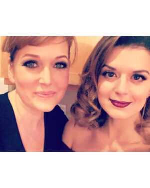 Priscilla Faia Instagram - Congrats to all the @ubcp_actra nominees and trophy owners. To my dates @chelahhorsdal @divinepigeon and @aliliebert you all are beautiful creatures. Thank you @amylynnvw for painting my face! 💃🏻