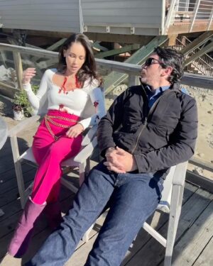 Priscilla Quintana Instagram - So beyond grateful for this experience. Hands down the most fun I’ve ever had on set. They had to cut multiple times because we literally could not stop laughing 😂 I hope you guys have as much fun watching it as we did making it!!! BASED ON A TRUE STORY out now on @peacock 🥳