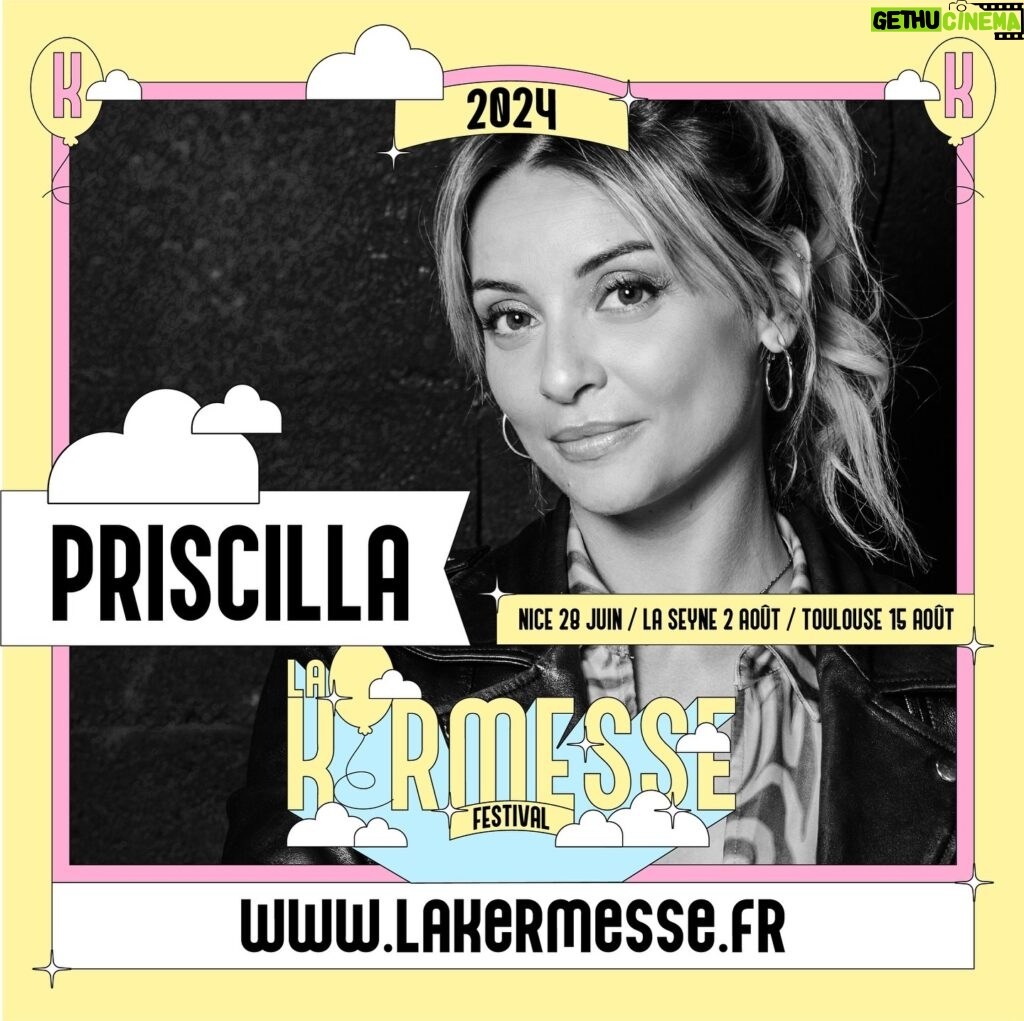 Priscilla Betti Instagram - @priscillabetti rejoint la programmation de La Kermesse 2024 🍭 Aussi enjouée que Kim Possible, elle interprétera ses titres le 28 juin à Nice, le 02 août à La Seyne-sur-Mer et le 15 août à Toulouse ! 🍬🎠 🎟️ Tous les pass (1 jour, 2 jours et 3 jours) sont disponibles sur notre billetterie en bio ! 🎟️