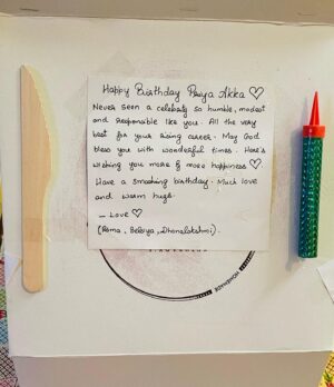 Priya Hegde Instagram - Here I am to celebrate another year of my life ❤️ I am overwhelmed by all the wishes, love and attention I received. Special thanks to all my supporters and darling @_tejaswini_gowda_official ‘s fans
@tejashwini_luv_4ever 
@tejuu_dimple_queen_fp 
@tejuu_lub 
#birthdaysseason #novemberborn #happyme #vibes #priyahegde❤️ #celebration #selflove