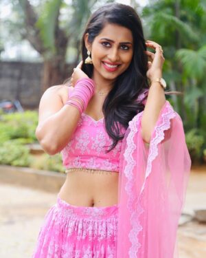 Priya Hegde Instagram - don’t Cry bez it’s Over….Smile bez it Happened 😇😇

Outfit @neharajappa_official