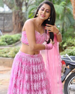 Priya Hegde Instagram - don’t Cry bez it’s Over….Smile bez it Happened 😇😇

Outfit @neharajappa_official