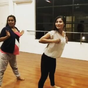 Priya Manjunathan Instagram - It was my dream to dance with pregnancy n finally it happened 😁😛 thanks so much Sunita darling for d choreography n also spending ur precious time 🥰😘 I don wanna release d video before delivery...