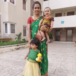 Priya Manjunathan Instagram - Happy Varalakshmi nimbu to u all from my lakshmis ❤️❤️