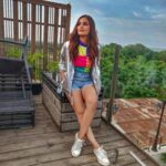 Priyanka Purohit Instagram - I look around like everything is fine, but deep down, inside my shoe, my sock is sliding off !