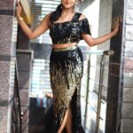 Priyanka Shivanna Instagram - A black dress, a bold attitude . . MUA @monikareddy_artistry Jewellery @thespatika Pc @manjunathmagaji24 Wearing @classy_renthouse #zeenomination2023 #happyday #loveforblack