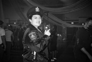 Quinn Shephard Instagram - @underthebridgehulu EP 106 “In Water They Sink As the Same” BTS on black and white (plus the last photo - our very first photo from the very first day on set). Directing this cast was surreal and so rewarding. Got to shoot my dream school dance and my first car stunt for this episode!! streaming nowwww