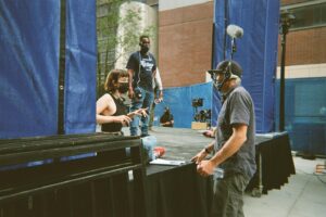 Quinn Shephard Instagram - finally going through my bts (one year late??) PT 1 @notokaymovie