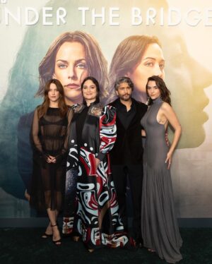 Quinn Shephard Instagram - last night was truly surreal. it’s been an honor and a privilege to bring @underthebridgehulu to the screen over the last four and a half years and to finally be able to say that it launches TONIGHT. I couldn’t have done it without the beautiful people standing with me in these photos and the many, many, many more not pictured. Reena and Rebecca are in my heart as we move into this new chapter ❤️ prepare for me to spam from this night because it meant so so much to me