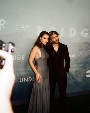 Quinn Shephard Instagram - belated film from the @underthebridgehulu premiere night - ft mezcal negroni for my nerves, printed copy of the speech I wrote the night before, @alexisasquith saving me with the dress we fit two hours before the event, and these insane photos (group effort by @michaelduenas @tobyfleischman and @carloalbertoorecchia ) who made me look about a thousand times more glamorous than any day I actually worked on this show. it felt somewhat silly and strange to play dress up on the night I released the most terrifying, important, and heart-wrenching thing I’ve ever made, but it also made me feel like I had at least a little bit of armor on…anyway, please watch this show it means a lot to me and a lot of people worked crazy hard on it ❤️