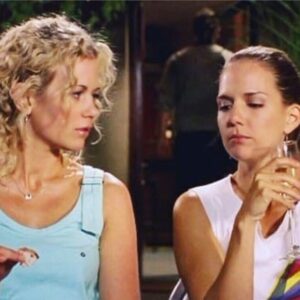 Rachael Carpani Instagram - Haaaaappy birthday to my gorgeous, hilarious , talented Mica!! ❤️🎉Soooo many hilarious memories from many moons ago ,we worked together , played together with the very little spare time we had , were roommates in the house with the white picket fence , and braved the heat and dust together for years mostly thanks to our love of our own hilarity 😎😂🎉🎉🎉😂
Hope you have a fabulous , wonderful , sparkly day!!! Sending all my love 🥰🥰🥰🥰 Rac @michalabanas #happybirthday