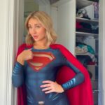 Rachael Evren Instagram – I will literally save your life #supergirl #cosplay #superman