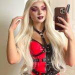 Rachael Evren Instagram – You know I use to be a doctor too 🎭 
•
•
Finally got to do Harley Quinn 🥹. I couldn’t find a good enough wig so blonde had to do