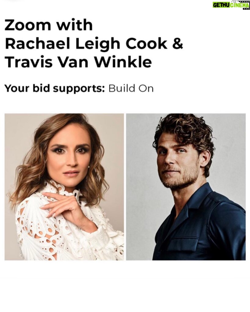 Rachael Leigh Cook Instagram - Second video in a year, I mean who am I? I apologize. I desperately hate feeling like I am “asking“ you guys for money even though technically this is an auction, and it is more than voluntary but I digress. Travis Van Winkle and I made a movie in October called ‘Tis the Season to be Merry”, airing on Hallmark channel December 19(!) and he educated me about the incredible work that he is doing with an organization called @buildon Basically we are doing an auction of virtual gameplay with us to raise money to build a school in Senegal, which sounds like a nearly unattainable task but the folks at @buildon really know how to do this extremely cost effectively, fast and well. If you were at all curious about what the going rate is to play virtual twister with the new weird guy from the show YOU, please click the link above xoxo