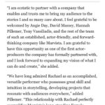 Rachael Leigh Cook Instagram – I am so excited and grateful for this opportunity to be part of the MarVista family!
The thing that people don’t talk about much in the entertainment business is how alone you can feel; how solo of a journey it is most of the time. As someone who has never successfully played an organized sport (shocker :) this is the closest thing that I have ever felt to being part of a real team, and it’s the sensation I didn’t know I was missing. 
Thank you Marvista!
I aim to make us all proud. 

@kevinmmann 👀 you know 🙏