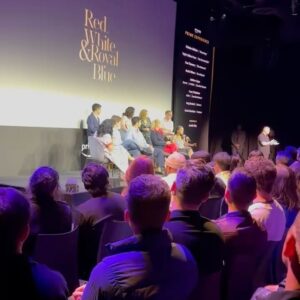 Rachel Hilson Instagram - Really really grateful. We celebrated this film (almost) altogether this week. Amazing to meet so many of you who have been touched so deeply by it. Cheers to telling more of the story xo

Last 2 slides: was asked about my first job at the panel the other day….you’re welcome 💗
