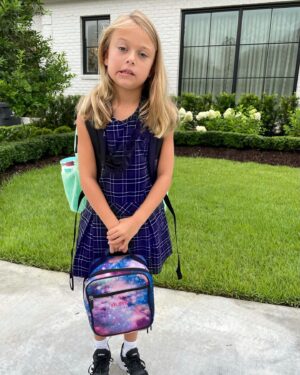 Rachel Reynolds Instagram - I made a cute 3rd grade sign, but this captures her real emotions for the first day of school.  Just not ready for Summer to be over 

#backtoschool