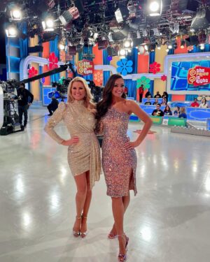 Rachel Reynolds Instagram - Shooting our last shows for the year!  We’ll see y’all in 2023✨ @therealpriceisright