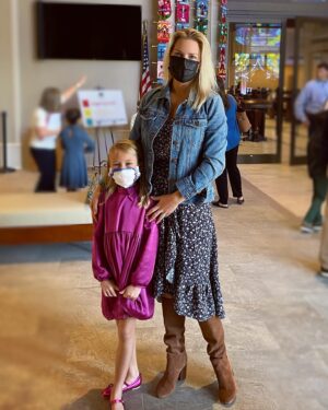 Rachel Reynolds Instagram - Ruby’s First Reconciliation ✝️