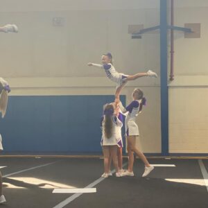Rachel Reynolds Instagram - I’m extremely proud of this girl and her team!! They did great!  Ruby was so nervous!  And so was David 😂