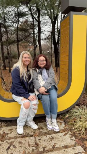 Rachel Van Dyken Instagram - Sat on the J at Seoul Forest with @aslanssong and also saw all the BTS members benches plus more groups. There was a lot of screaming and crying this morning @smtown 😂 I filmed it all! #jhope #kpop #bts #koreatrip