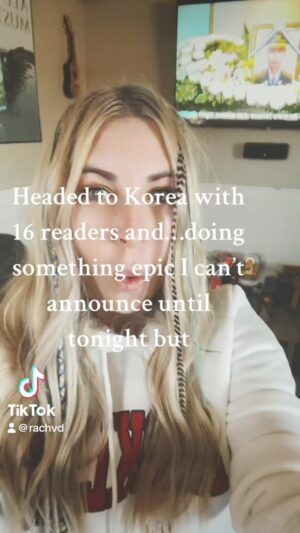 Rachel Van Dyken Instagram - Let’s gooooo! I know several of you leave in a day me included. Cannot wait to be with everyone overseas. Might be the coolest thing I’ve ever done as an author. Ps your goody bags and face masks will be ready for you when you land. ❤️ I mean, along with the Soju. Thank you so much @trovatrip we are going to have a blast being total nerds in the library!