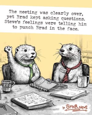Rachel Van Dyken Instagram - I felt this so hard this morning. 
There is always that one person who has one more question! 
Happy Friday! 
@in_otternews #fridaymemes #itsthelittlethings #weekendvibes #rachelvandyken #authorlife #conferencecalls