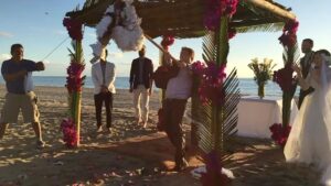 Rachel Bloom Instagram - Nine years ago, this man pledged his love to me by breaking open a glass-shaped piñata. Happy anniversary, @gregorcorp. You are a marvel, a light, and my favorite person in the world. This post is your only gift this year because we just have too much crap already