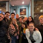 Rachel Bloom Instagram - Please keep giving @renegube Emmys so he can keep coming back to LA and do improv (Had a mini #crazyexgirlfriend writer reunion at the @jvthrowbackfriday show)
